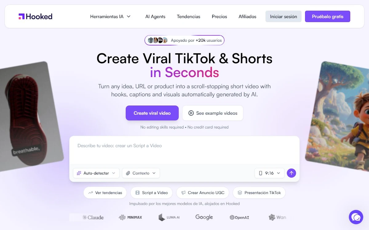 Captura de VidMe AI
