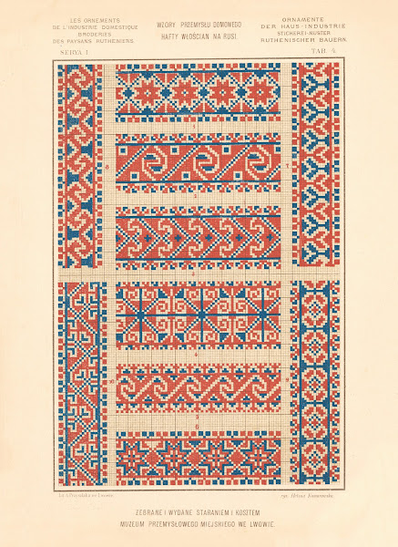 Les ornements de lindustrie domestique  Broderies des paysans Rutheniens vol2 Pl
