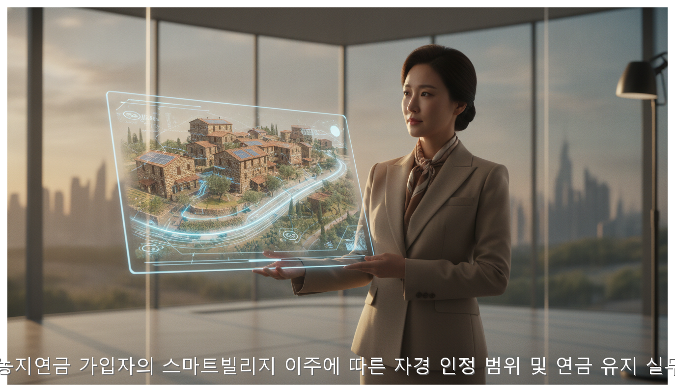 2026 농지연금 스마트빌리지 이주 자경 요건 가이드 핵심 안내 및 분석 인포그래픽 (2)