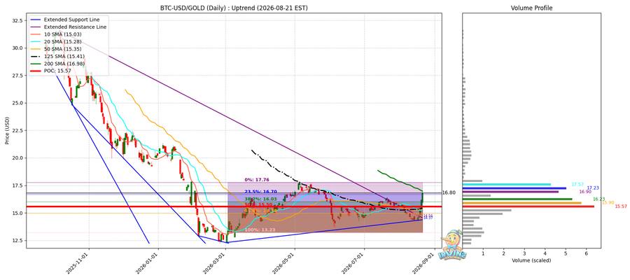 BTC vs Gold 비교