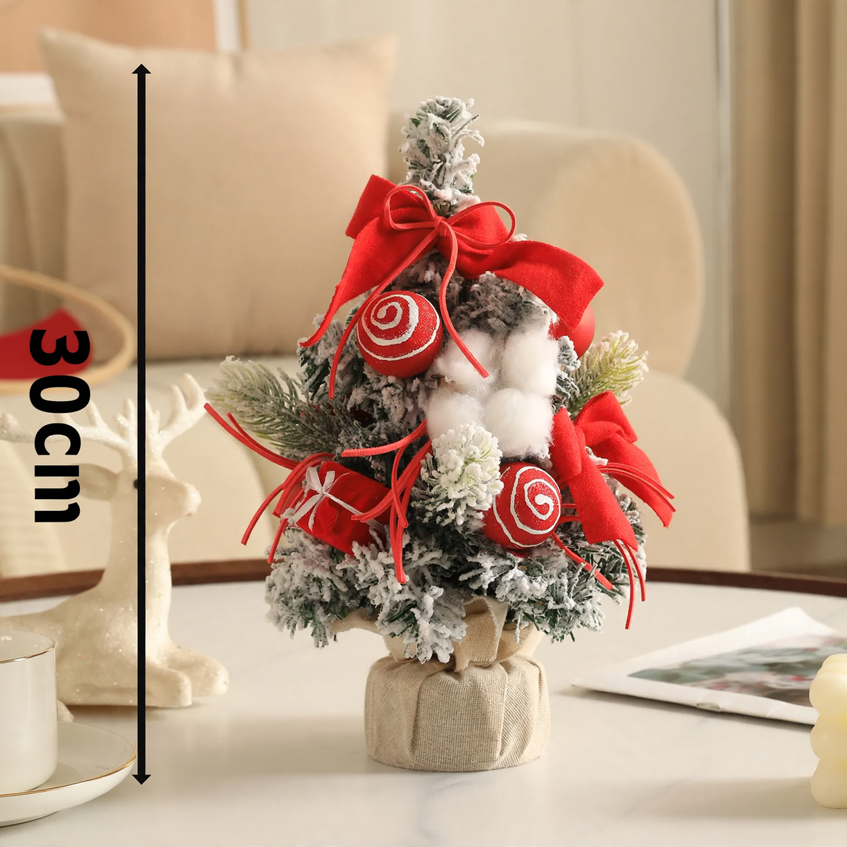 Decorative Table Christmas Tree Sets with Lighting