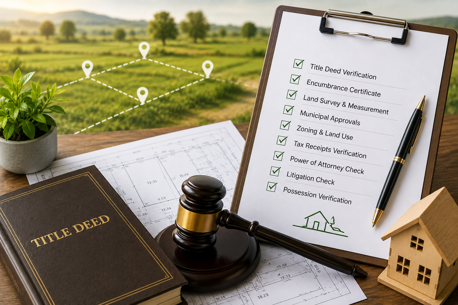 Modern gated community with premium residential plots
