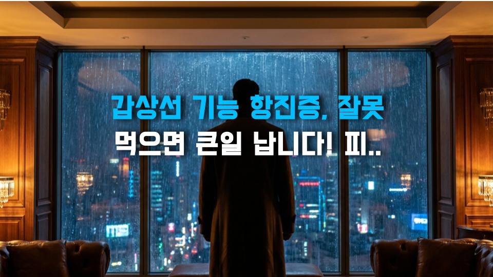 갑상선 기능 항진증, 잘못 먹으면 큰일 납니다! 피해야 할 음식 총정리