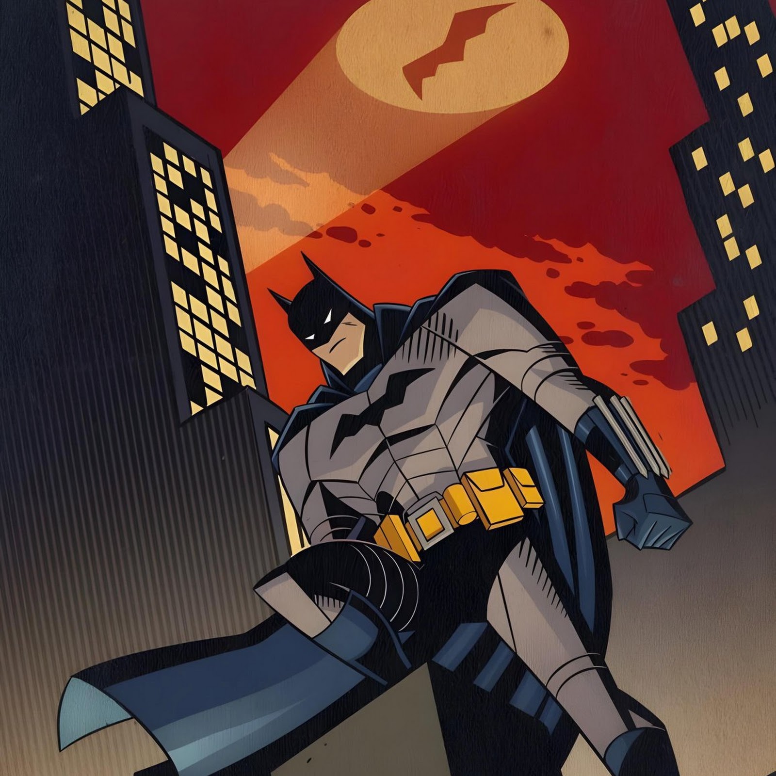 Download Batman, Gotham, Superhero, Comic Full HD iPhone
