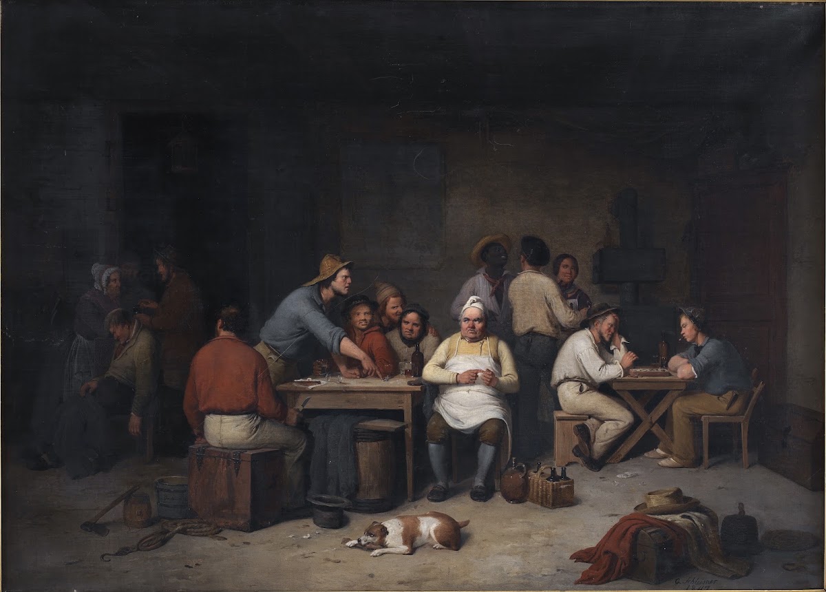 En scene i værtshuset Brokkensbod 1846   1847