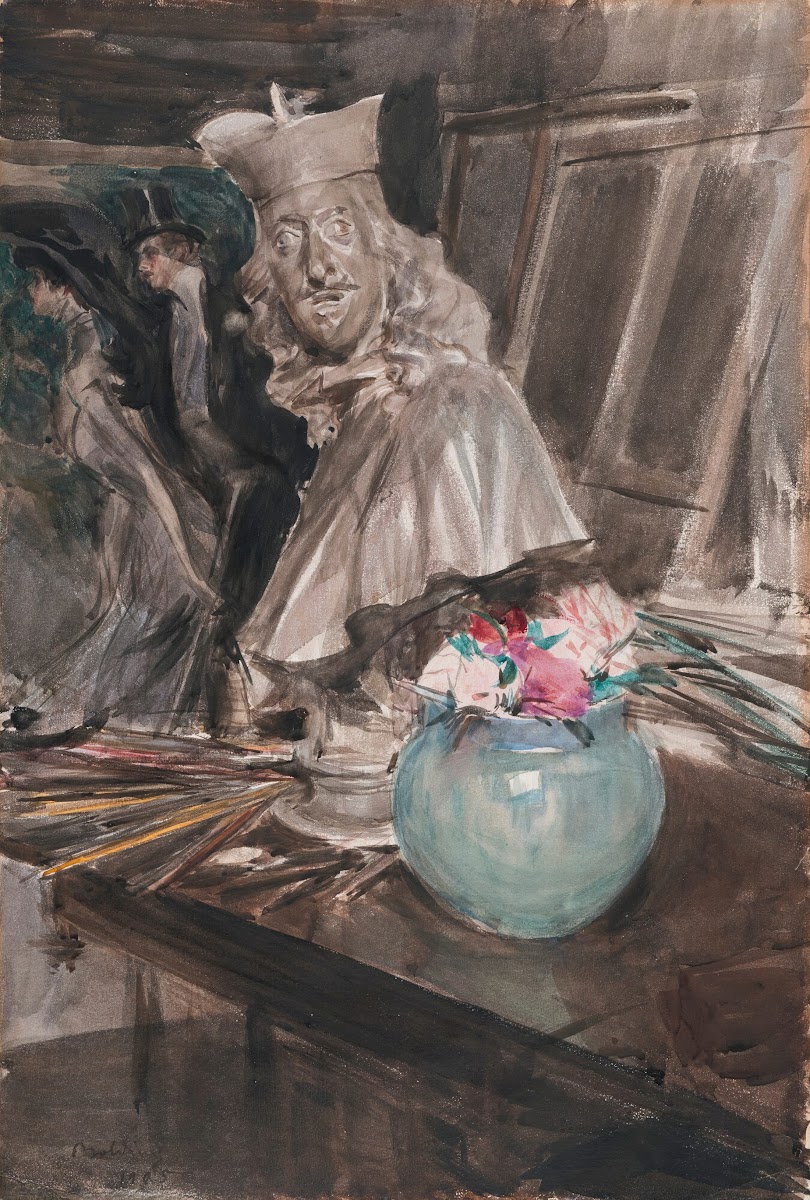 A Corner Of The Artists Studio With A Bust Of Leopoldo De Medici 1905