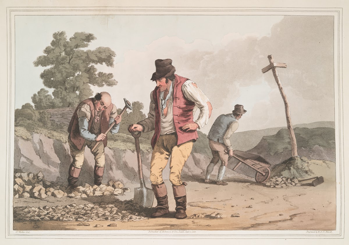 Stone breakers on the road Plate 7 1814