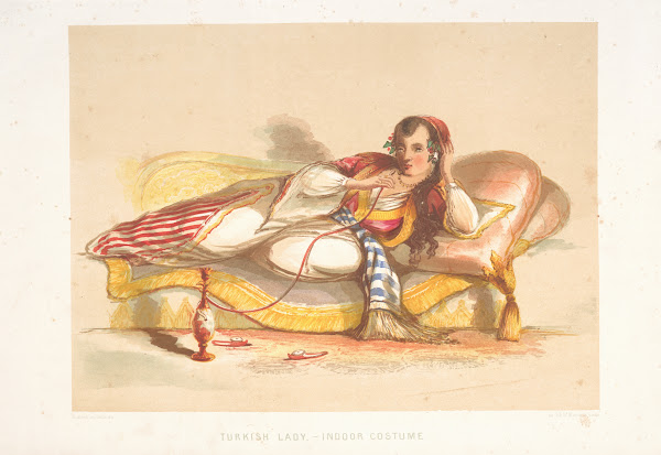 Turkish Lady  Indoor Costume 1854