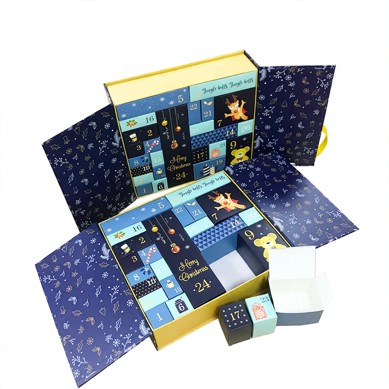 Weihnachts-Adventskalender Geschenkbox
