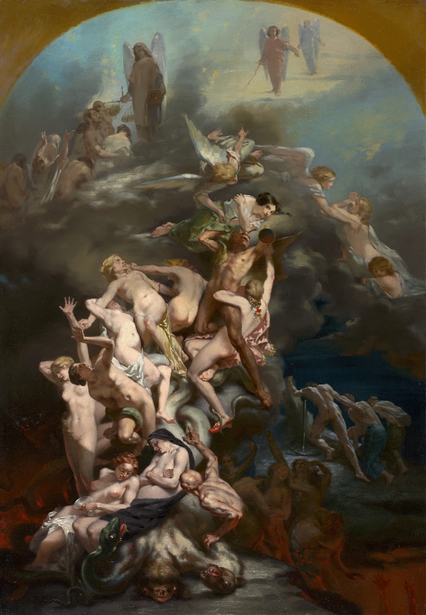 Heaven and Hell c 1850
