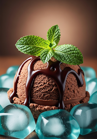 Decadent Mint Chocolate Ice Cream