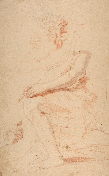 Studies for the Archangel Gabriel ca 1645