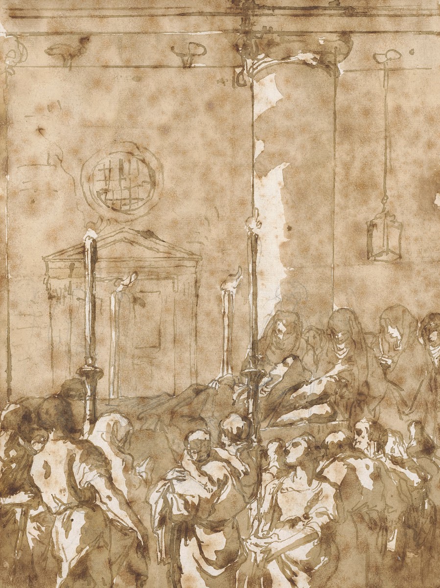 The funeral of a nun