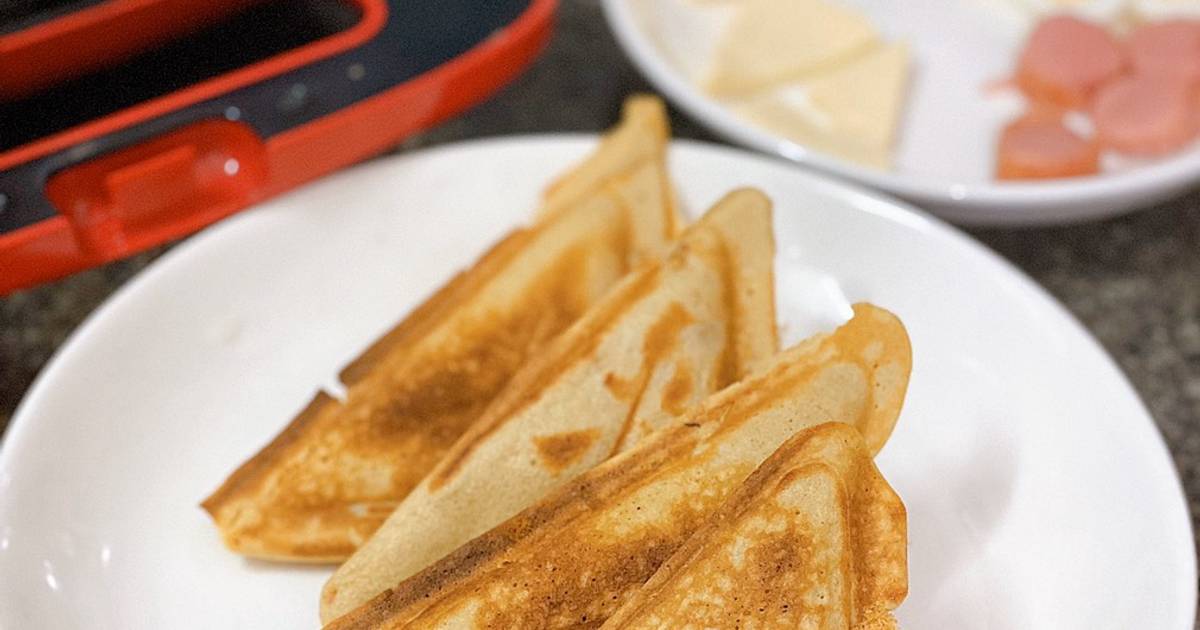 Hotdog yến mạch nhân mặn