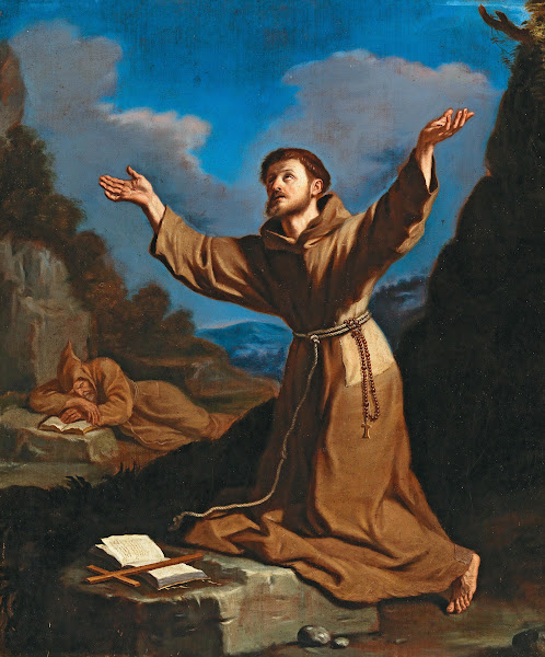 Saint Francis receiving the Stigmata