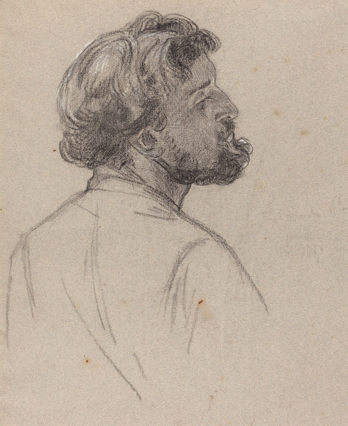 Head of a Bearded Gentleman early 1860s