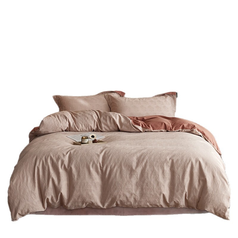 Cotton Bedding Set, 4-piece, Floral Pattern