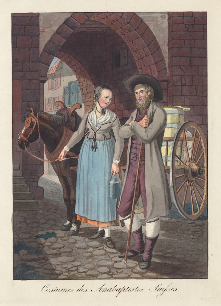 Costumes des Anabaptistes Suisses 1808