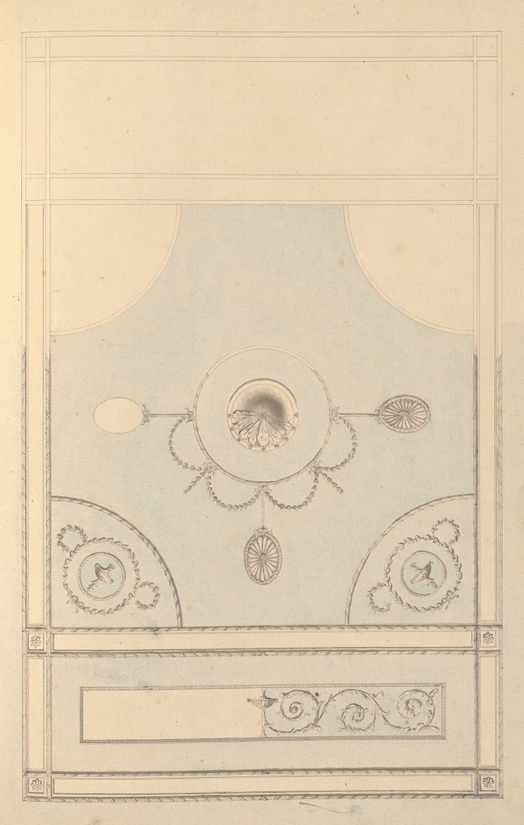 Design for Drawing Room Ceiling Castlecoole County Fermanagh Ireland ca 179097