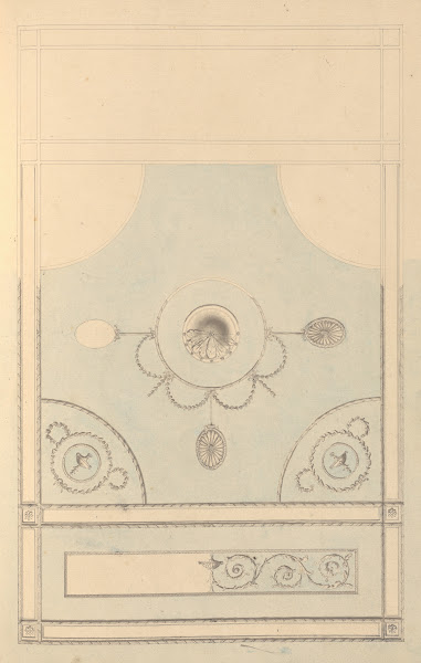 Design for Drawing Room Ceiling Castlecoole County Fermanagh Ireland ca 179097