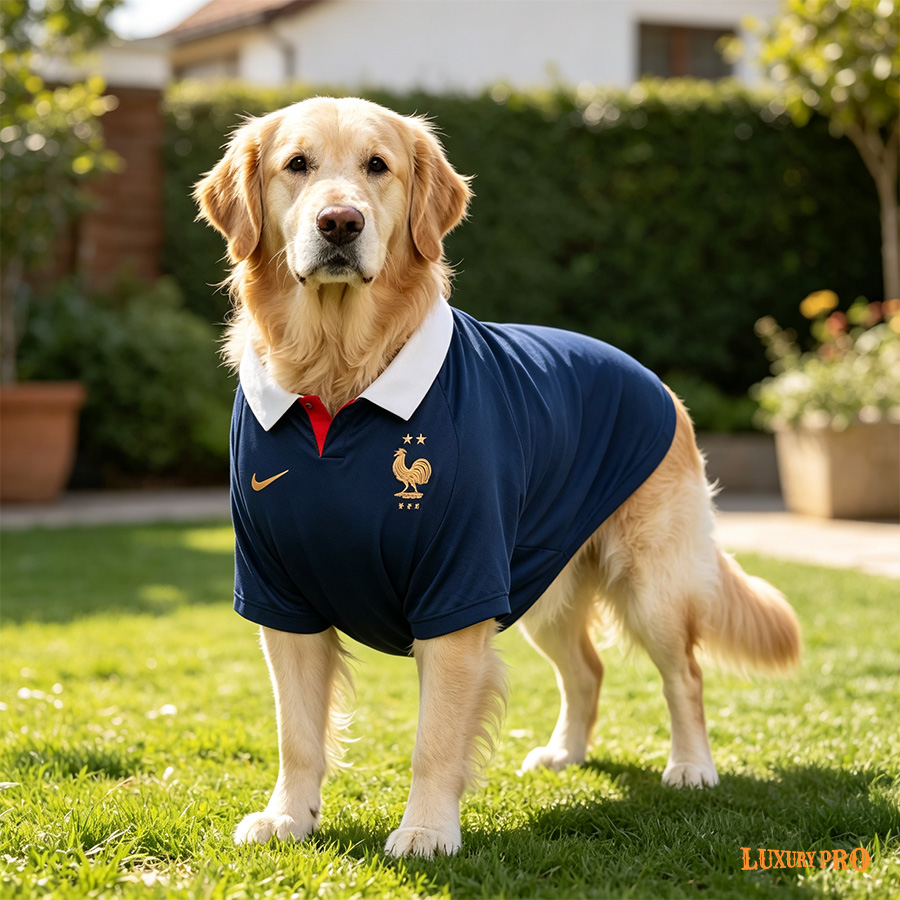 AOP Pet Soccer Polo Shirt