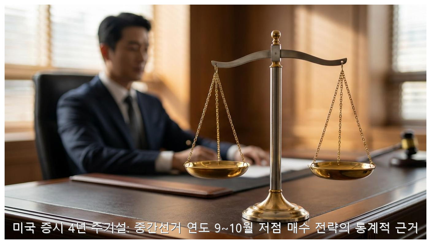 미국 증시 4년 주기설: 중간선거 연도 9~10월 저점 매수 전략의 통계적 근거 핵심 안내 및 분석 인포그래픽 (5)