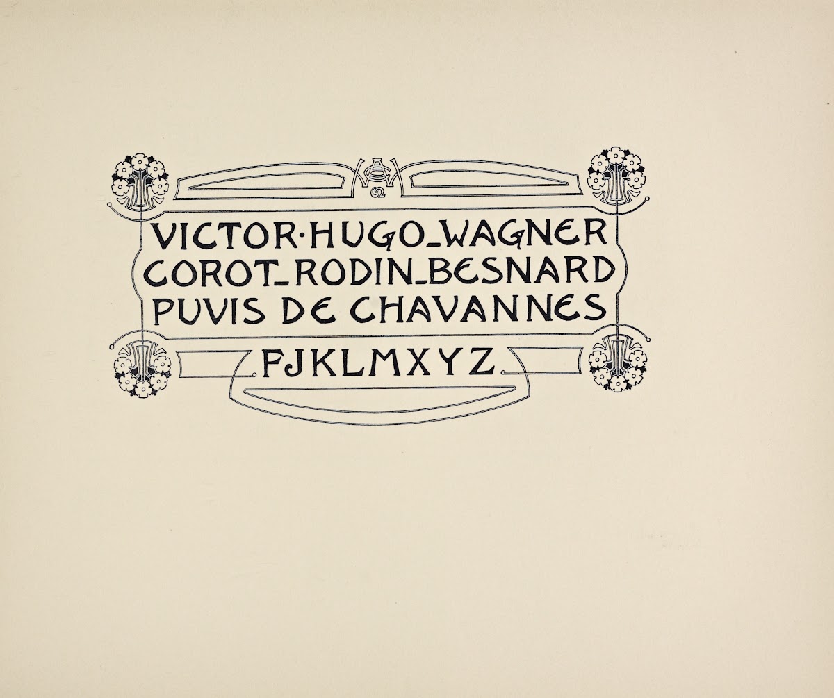 Beispiele kunstlerischer Schrift Pl006 1900