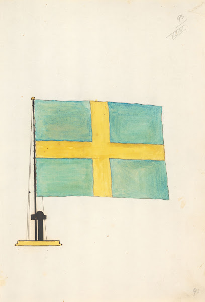 Flag of Sweden 1667 1670