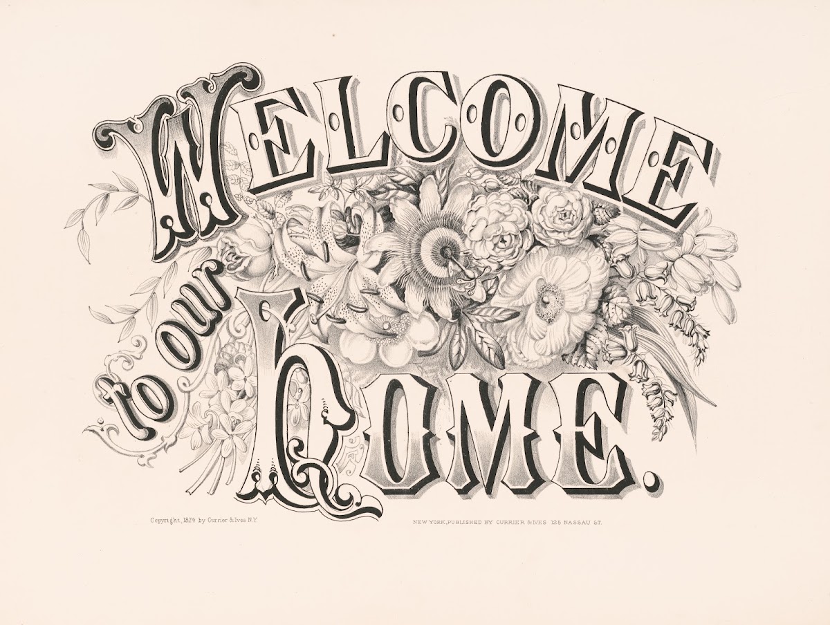 Welcome to our home 1874