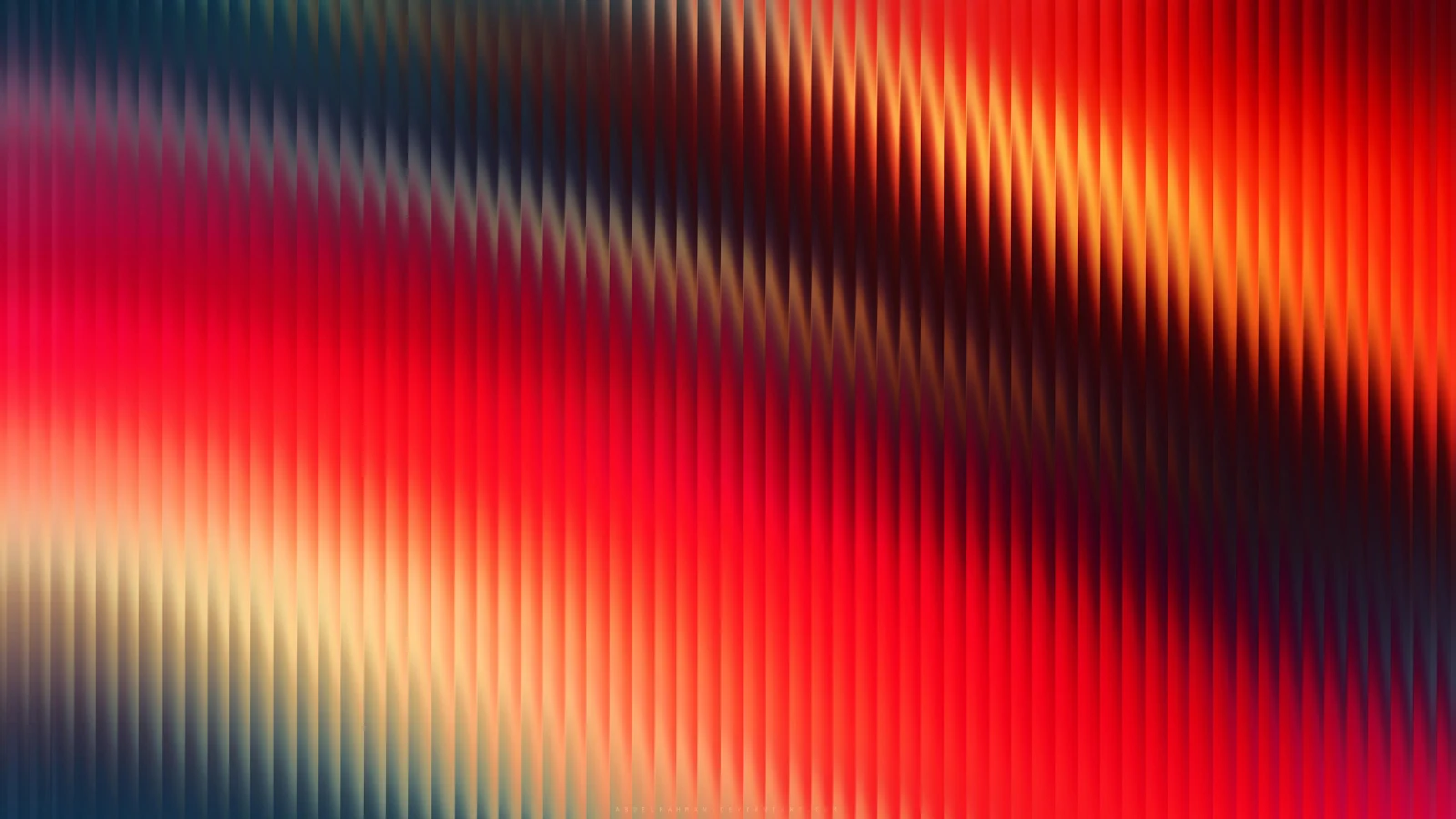 Abstract Red Wave Pattern - Digital Abstract Art 4K Wallpaper (3840x2160)