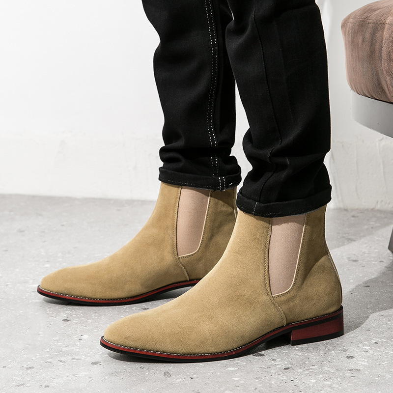 Men's Chelsea Boots, Business Style, Synthetic Leather