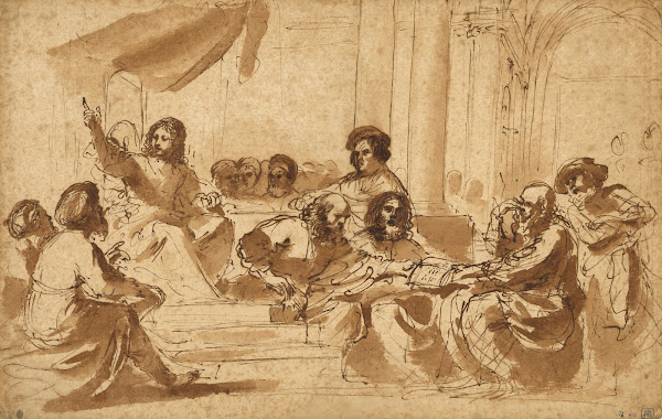 Christ Preaching in the Temple 16251627