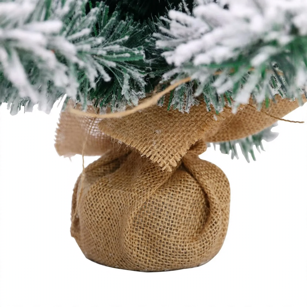 Artificial Mini Christmas Tree with Snow Effect