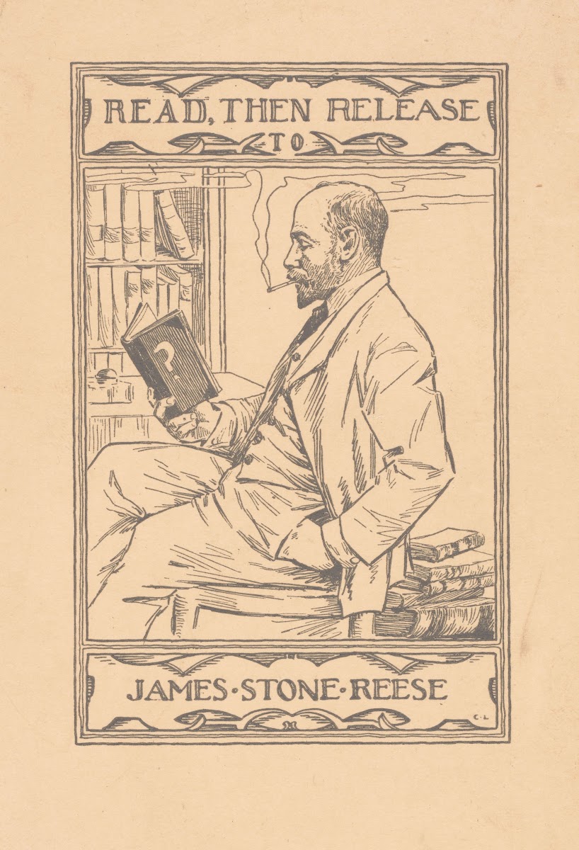 Ex Libris Van James Stone Reese 1951
