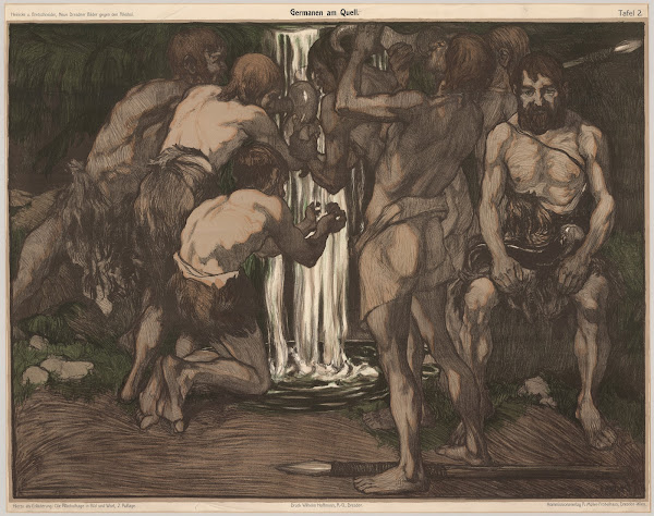 Germans at the source 1909