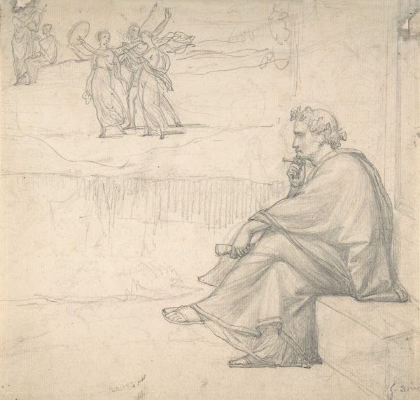 Male figure in classical costume 184583