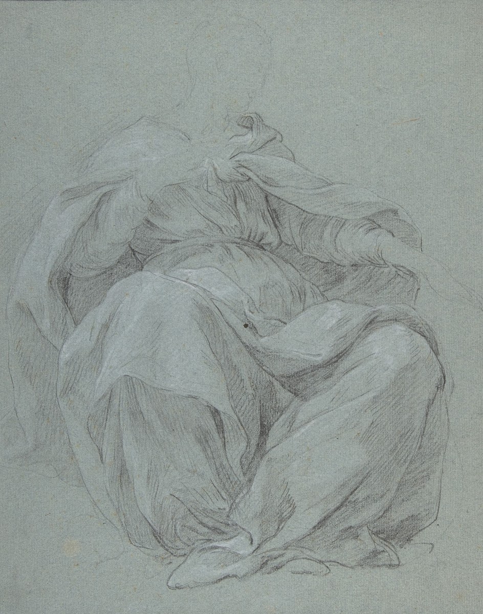 Seated Draped Figure early 18th century