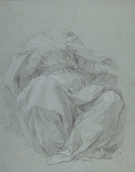 Seated Draped Figure early 18th century
