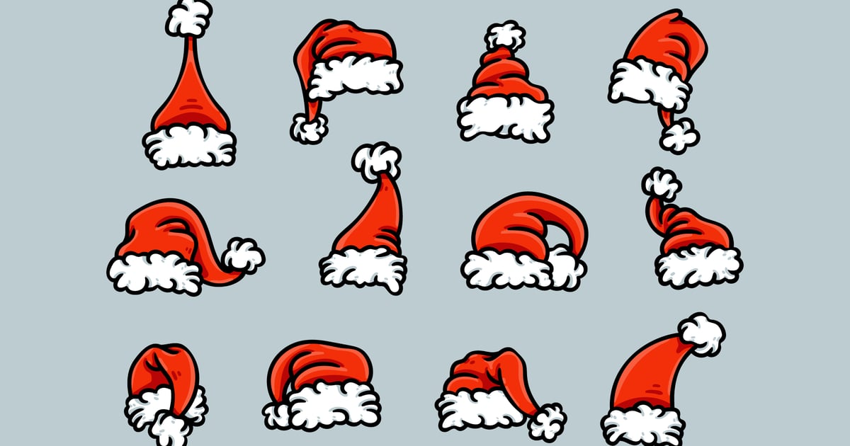 Santa Hat Set Free Download – Envato Elements