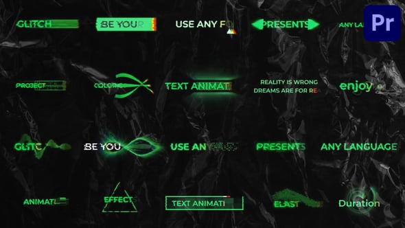Colorful Glitch Titles | Premiere Pro MOGRT Free Download – Envato Elements