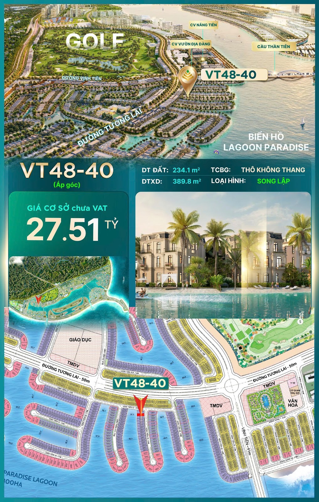 VT48-40 VINHOMES GREEN PARADISE