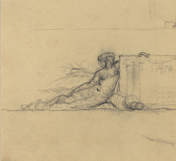 Seated Female Figure for San Francisco probably c 1856