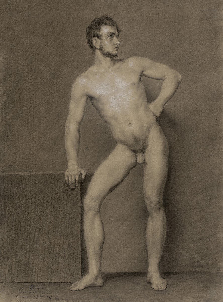 Standing male nude 1837