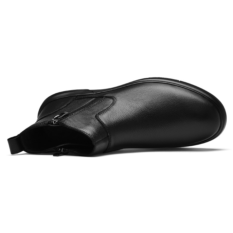 Men's Chelsea boots made of cowhide leather, lined