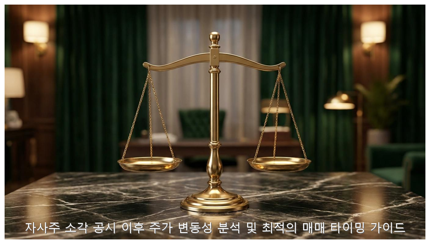 자사주 소각 공시 이후 주가 변동성 분석 및 최적의 매매 타이밍 가이드 핵심 안내 및 분석 인포그래픽 (4)