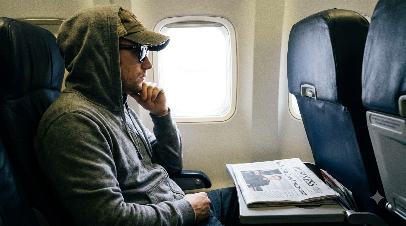 The CEO Who Flew In Disguise