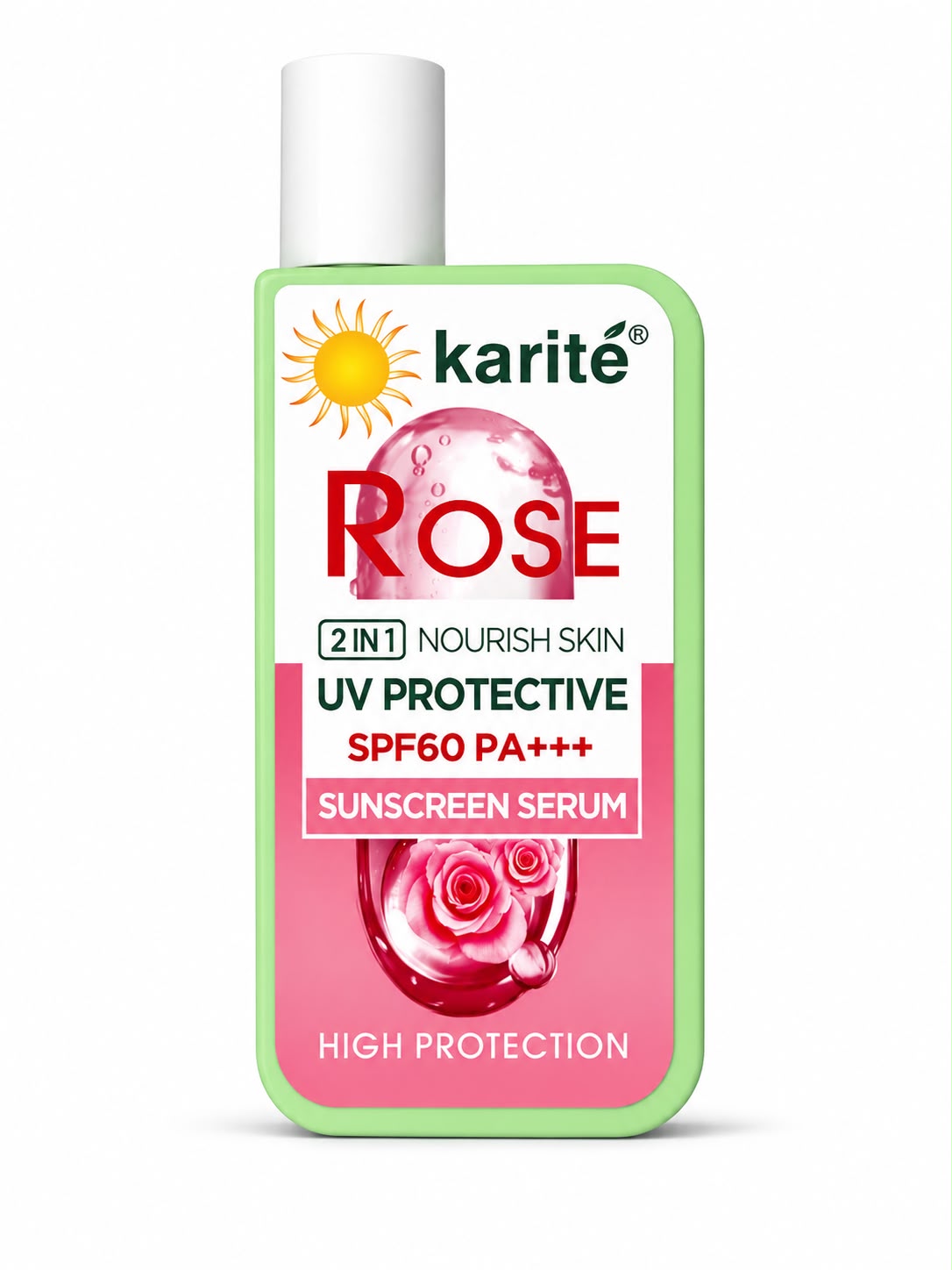 Karité Rose Sunscreen Serum Spf60 Pa+++