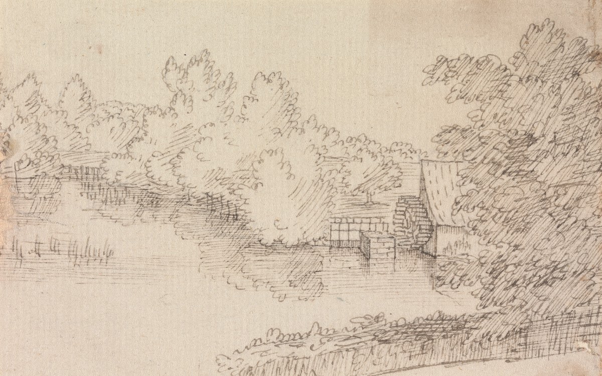 Landscape with Watermill and River