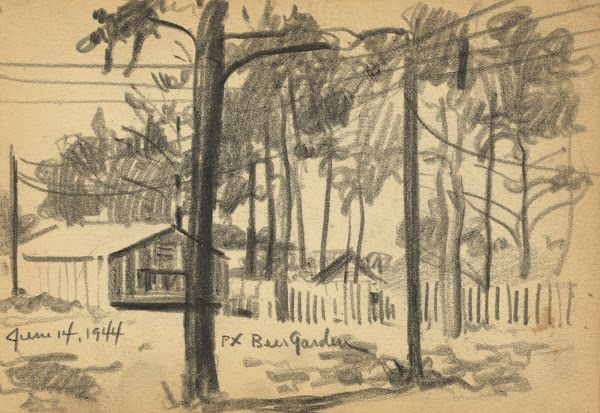 PX beer garden 1944