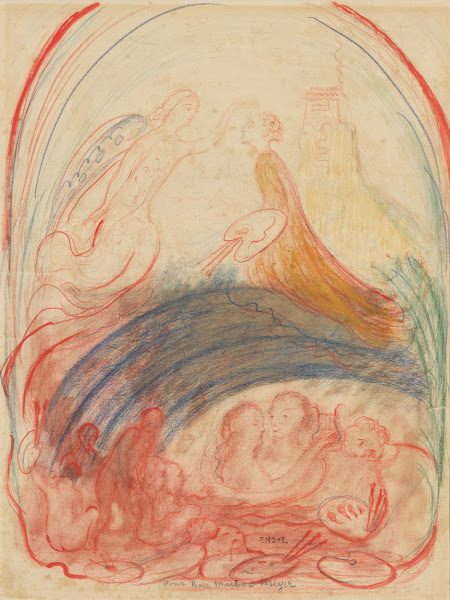 Ensor en zijn muze 1937